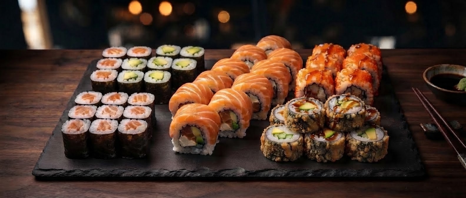 Linh’s Empfehlung Mix mit verschiedenen Sushi-Rollen